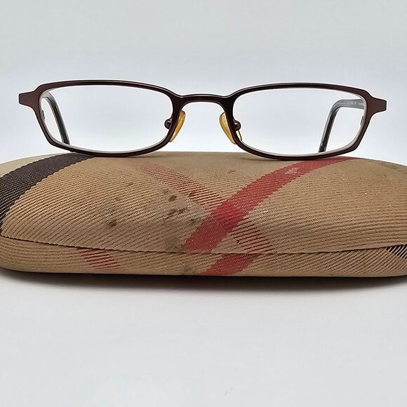 Burberry B9429 0KB7 Bronze Crystal Brown Eyeglasses Frame w Case Italy 48-19-135 - Picture 1 of 15